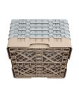 Panier lave-vaisselle - 16 compartiments - Beige - H 30,8 x 50 x 50 CM - Polypropylène - Cambro - DW552 DW552 €104.45 Paniers à vaisselle pour les verres à bec