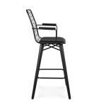 Tabouret de bar Café Noir avec accoudoirs - G-Line HW-146841 €79.95 Tabourets de bar