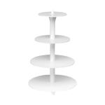 Présentoir à Gâteau Etages-4X - H 53 CM - 1.11 KG - Ø34 CM - Plastique - Blanc - 050031 050031 €35.00 Présentoirs à gâteaux