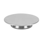 Porte-gâteau - H 6 CM - 0,6 KG - Ø30 CM - inox 18/08 - 055060 055060 €9.50 Présentoirs à gâteaux