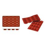 Tapis de cuisson Ovales-Petit - 0,22 KG - Silicone - Rouge - 0,03 Litre - -60°C / +230°C - Silikomart - 070052 070052 €8.95 Tapis de cuisson