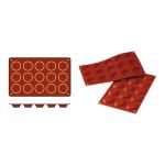 Tapis de cuisson Tartelettas-Mini - 0,19 KG - Silicone - Rouge - 0,02 Litre - -60°C / +230°C - Silikomart - 070053 070053 €8.95 Tapis de cuisson