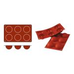 Tapis de cuisson - 0,225 KG - Silicone - Rouge - 0,08 Litre - -60°C / +230°C - Silikomart - 070056 070056 €8.95 Tapis de cuisson
