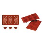 Tapis de Cuisson Pyramide - 0,2 KG - Silicone - Rouge - 0,09 Litre - -60°C / +230°C - Silikomart - 070062 070062 €8.95 Tapis de cuisson