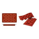 Tapis de cuisson Muffins-Small - 0,23 KG - Silicone - Rouge - 0,05 Litre - -60°C / +230°C - Silikomart - 070064 070064 €8.95 Tapis de cuisson