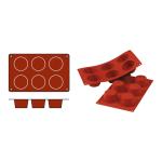 Tapis de cuisson Muffins-Moyen - 0,215 KG - Silicone - Rouge - 0,1 Litre - -60°C / +230°C - Silikomart - 070065 070065 €8.95 Tapis de cuisson