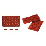 Tapis de cuisson Ovales-Moyen - 0,2 KG - Silicone - Rouge - 0,05 Litre - -60°C / +230°C - Silikomart - 070071 070071 €8.95 Tapis de cuisson