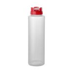 Bouteille pressée distributrice - H 20 CM - 0.034 KG - Ø5 CM - Polythène - Rouge - 0.36 Litre - 072072 072072 €1.70 Bouteilles à presser