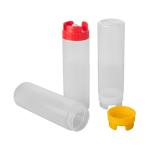 Bouteille pressée distributrice - H 24 CM - 0.068 KG - Ø7 CM - Polythène - Transparent - 0.72 Litre - 072081 072081 €2.05 Bouteilles à presser