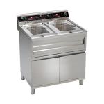Friteuse - H 85 x 80 x 70 CM - 54,2 KG - 380 - 415 - Sans - Prise V - 9000 W - Inox - 12 Litre - Electrique - Caterchef - 508224 508224 €1,268.00 Friteuses 400 volts