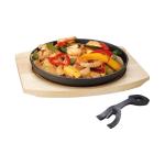 Plat de service Bistro - H 4 x 27 x 24 CM - 1,88 KG - Ø22 CM - Fonte - Noir - 861515 861515 €17.50 Présentation