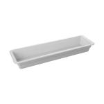 Bac gastronorme - 2/4 GN - H 6,5 x 53 x 16,2 CM - Mélamine - Blanc - -20°C / +120°C - 060327 E060327 €25.00 Bacs gn plastique
