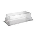 Porte-gâteau - H 10 x 33 x 17 CM - 0,52 KG - acier inoxydable 18/0 - 130176 E130176 €10.25 Présentoirs à gâteaux