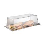 Porte-gâteau - H 10 x 33 x 17 CM - 0,52 KG - acier inoxydable 18/0 - 130176 E130176 €10.25 Présentoirs à gâteaux
