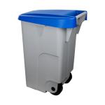 Conteneur à déchets - H 76 x 42 x 57 CM - 3,93 KG - Polypropylène - Bleu - 85 litres - Denox - 600085 E600085 €39.99 Poubelles