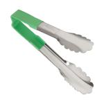 Pince à servir - 0,068 KG - 15 CM - acier inoxydable - Vert - +0°C / +82°C - 721907 E721907 €9.45 Pince à servir