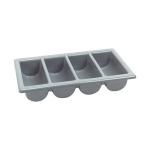 Range-couverts - 1/1 GN - H 10 x 53 x 32,5 CM - - Gris - 850001 E850001 €6.10 Unités de distribution de couverts