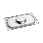 Couvercle Gastronorme - 1/4 GN - 26,5 x 16,2 CM - Inox - Avec Bord Silicone - Caterchef - 953525 E953525 €24.60 Couvercles GN bord en silicone