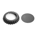 Moule à quiche - 3 pièces - Ø 10 x H 2 CM - Acier carbone - Vogue - CW991 CW991 €4.99 Moules à pâtisserie