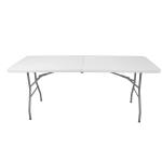 Table - Pliable - Rectangle - Blanc - H 74 x L 152 x P 70 CM - G-Line GL-155405 €49.00 Tables pliantes
