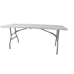 Table - Pliable - Rectangle - Blanc - H 74 x L 152 x P 70 CM - G-Line GL-155405 €49.00 Tables pliantes
