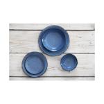 Assiette - 6 pièces - Bleu - Porcelaine - Ø 23 x H 2.2 CM - Olympia FU221 €97.51 Assiettes
