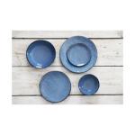 Assiette - 6 pièces - Bleu - Porcelaine - Ø 23 x H 2.2 CM - Olympia FU221 €97.51 Assiettes