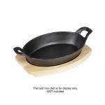 Assiette - Noir - Bois d'hévéa - H 16,4 x L 1,9 CM - Olympia FW977 €5.69 Assiettes