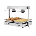 Chauffe-plats - 1/1 GN - acier inoxydable - 220-240V - Buffalo HT760 €328.00 Restez au chaud