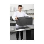 Boîte de transport alimentaire - 1/1 GN - 46 L - Noir - Polypropylène - Vogue DX990 €47.39 Thermobox