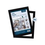 Cadre d'information - 2 pièces - Noir - DTM Primera HU458 €11.19 Présentation