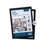 Cadre d'information - 2 pièces - Noir - DTM Primera HU454 €25.49 Présentation