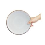 Assiette - 6 pièces - Gris - Porcelaine - Ø 23 x H 2.7 CM - Olympia FU188 €91.98 Assiettes