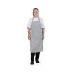 Tablier rayé - Unisexe - Gris - Polycoton - Whites Chefs Clothing BA111 €8.79 Tabliers et tabliers à bavette