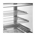 Présentoir chauffant - Noir - acier inoxydable - 220-240V - Buffalo HW924 €966.96 Vitrine chaude