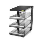 Réchauffeur d'aliments - Noir - 220-240V - Buffalo HW926 €985.95 Vitrine chaude