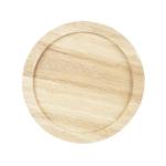 Assiette - Noir - Bois d'hévéa - H 1.9 CM - Olympia FW976 €8.39 Assiettes