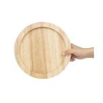 Assiette - Noir - Bois d'hévéa - H 1.9 CM - Olympia FW976 €8.39 Assiettes