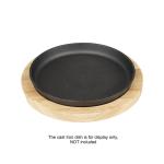 Assiette - Noir - Bois d'hévéa - H 1.9 CM - Olympia FW976 €8.39 Assiettes