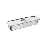 Couvercle Gastronorm - 2/4 GN - Argent - Vogue FU265 €11.19 Couvercles GN en acier inoxydable