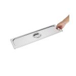 Couvercle Gastronorm - 2/4 GN - Argent - Vogue FU265 €11.19 Couvercles GN en acier inoxydable