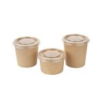 Couvercle pour pots à portions - 1000 pièces - PET - Fiesta Recyclable HC268 €17.69 Emballage jetable