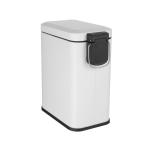 Poubelle - Blanc - Acier peint par poudrage - Jantex HT475 €15.59 Poubelles
