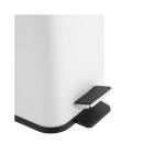 Poubelle - Blanc - Acier peint par poudrage - Jantex HT475 €15.59 Poubelles