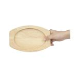Assiette - Noir - Bois d'hévéa - H 13,6 x L 1,9 CM - Olympia FW978 €4.29 Assiettes