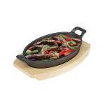 Assiette - Noir - Bois d'hévéa - H 13,6 x L 1,9 CM - Olympia FW978 €4.29 Assiettes