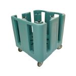 Bordenwagen - Blauw - Polyethyleen - Cambro FU683 €890.99 Borden transportwagens
