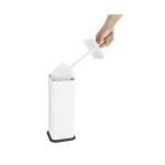 Brosse et support de toilette - Blanc - Jantex HT477 €11.49 Brosses à piston / brosses de toilette