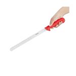 Couteau dentelé - Rouge - acier inoxydable - Hygiplas FX117 €12.49 Couteaux