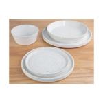Assiette - 6 pièces - Blanc - Porcelaine - Ø 18 x H 1.8 CM - Olympia FD902 €56.99 Assiettes